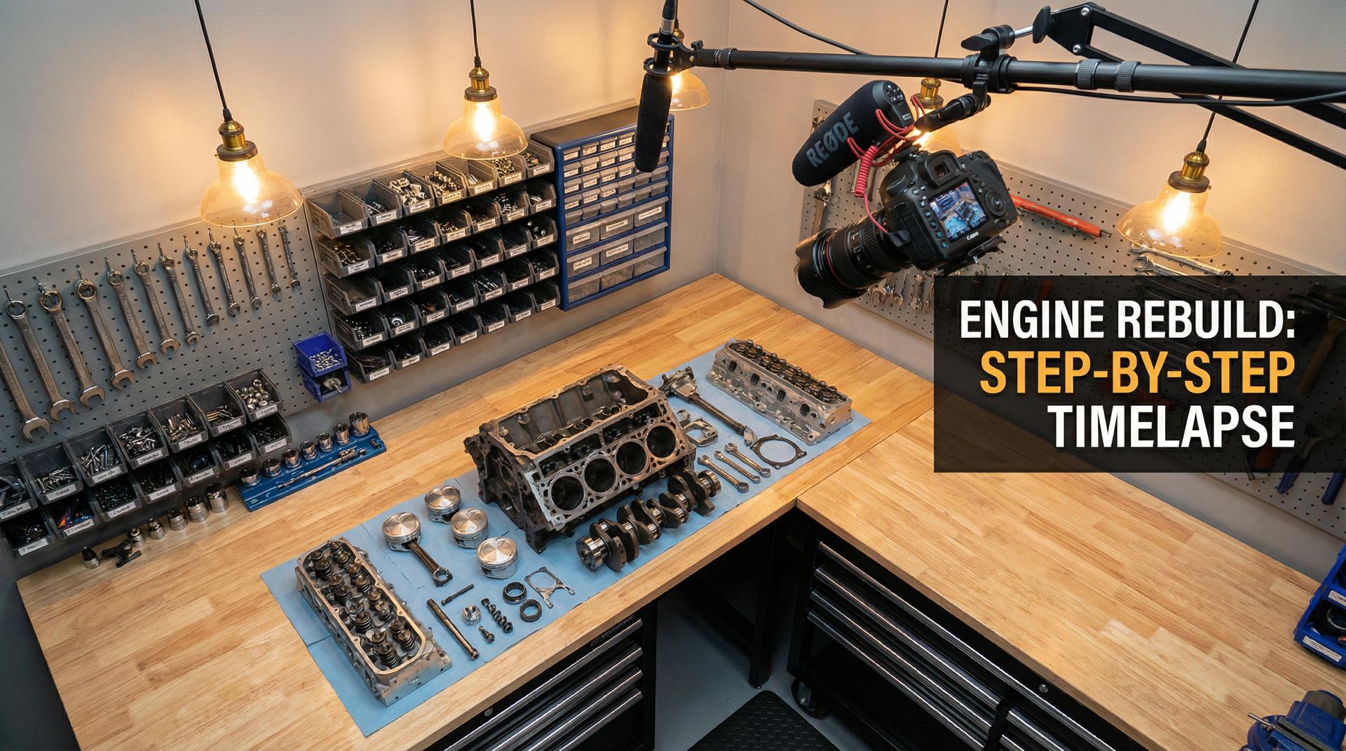 精神小妹视频：发动机拆解重组