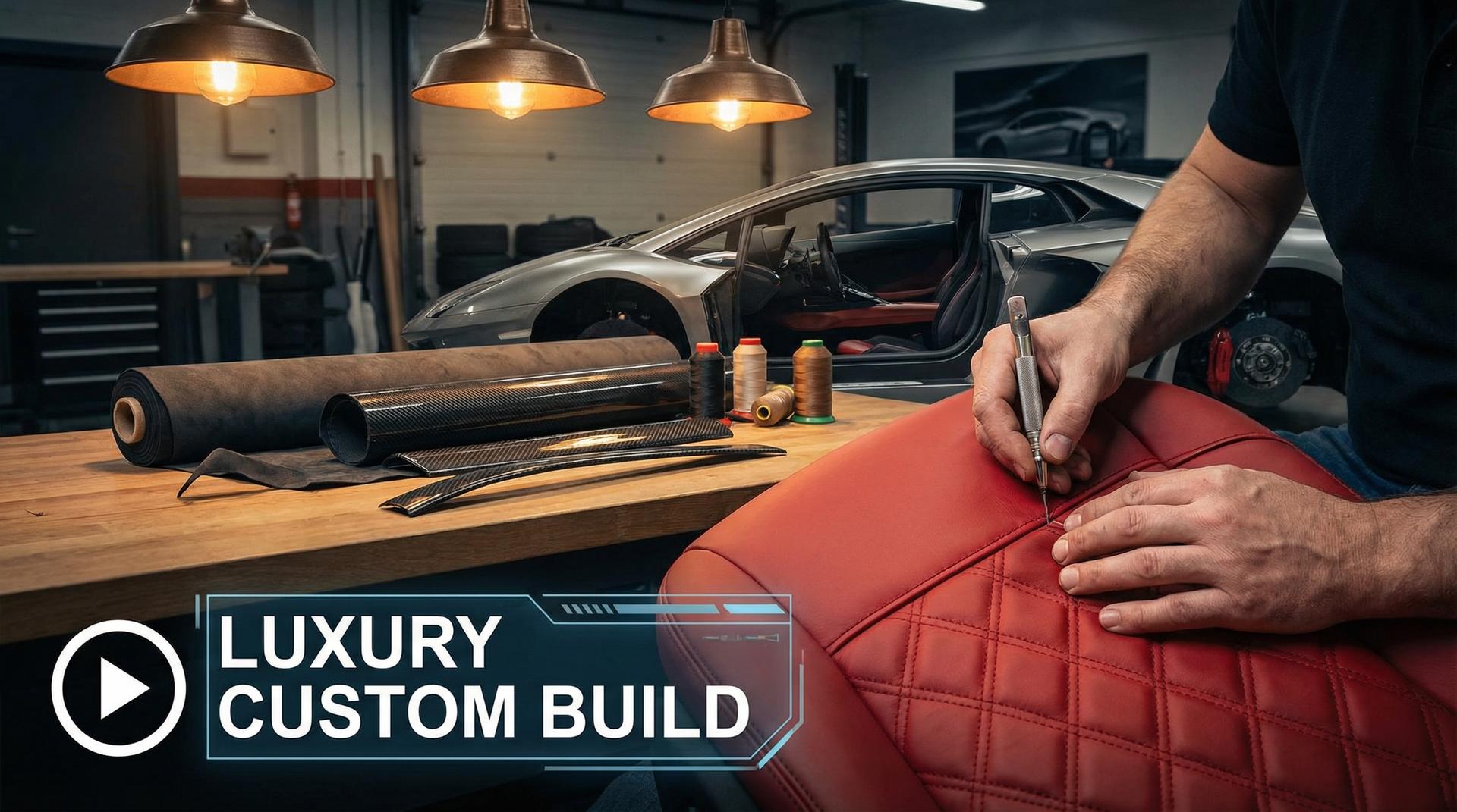 精神小妹视频：超跑内饰定制改装